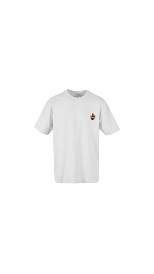 T-shirt oversize coeur immaculé