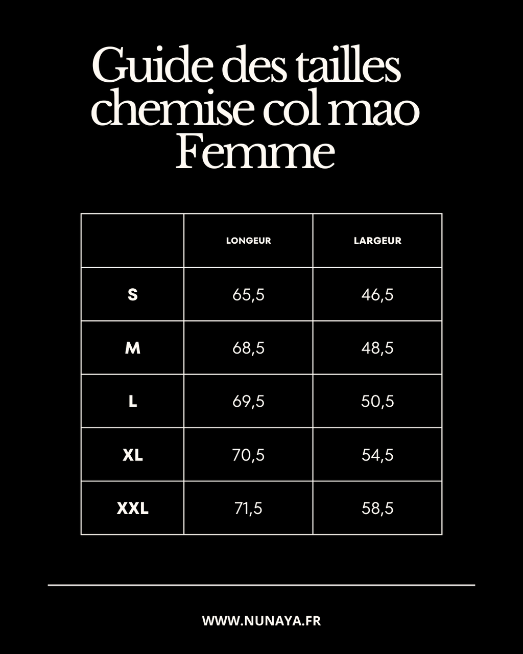 Chemise col mao