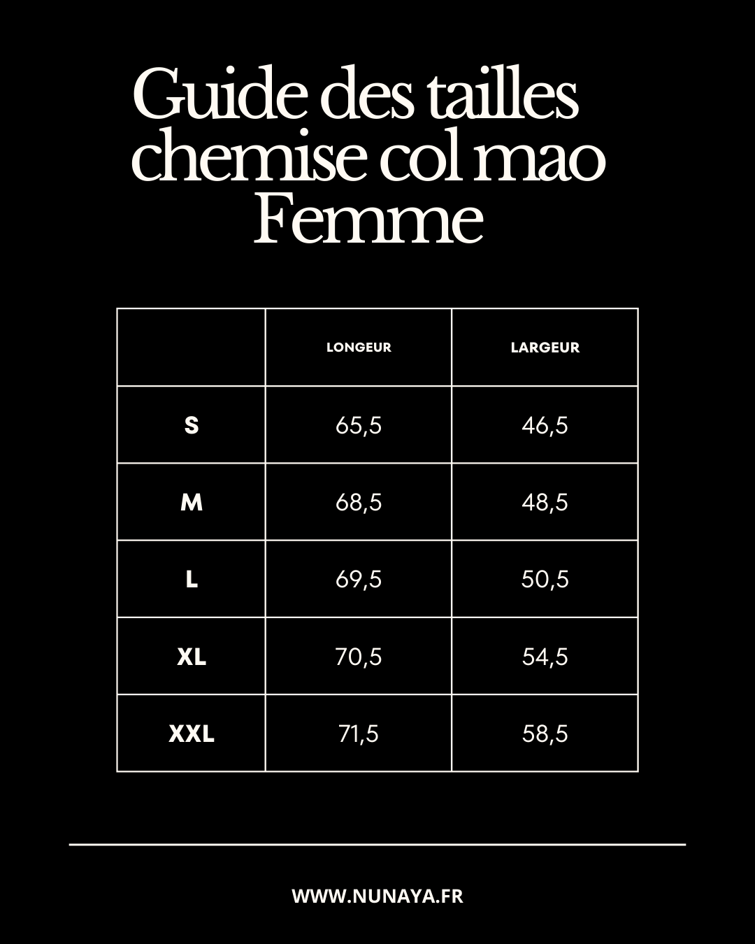 Chemise col mao