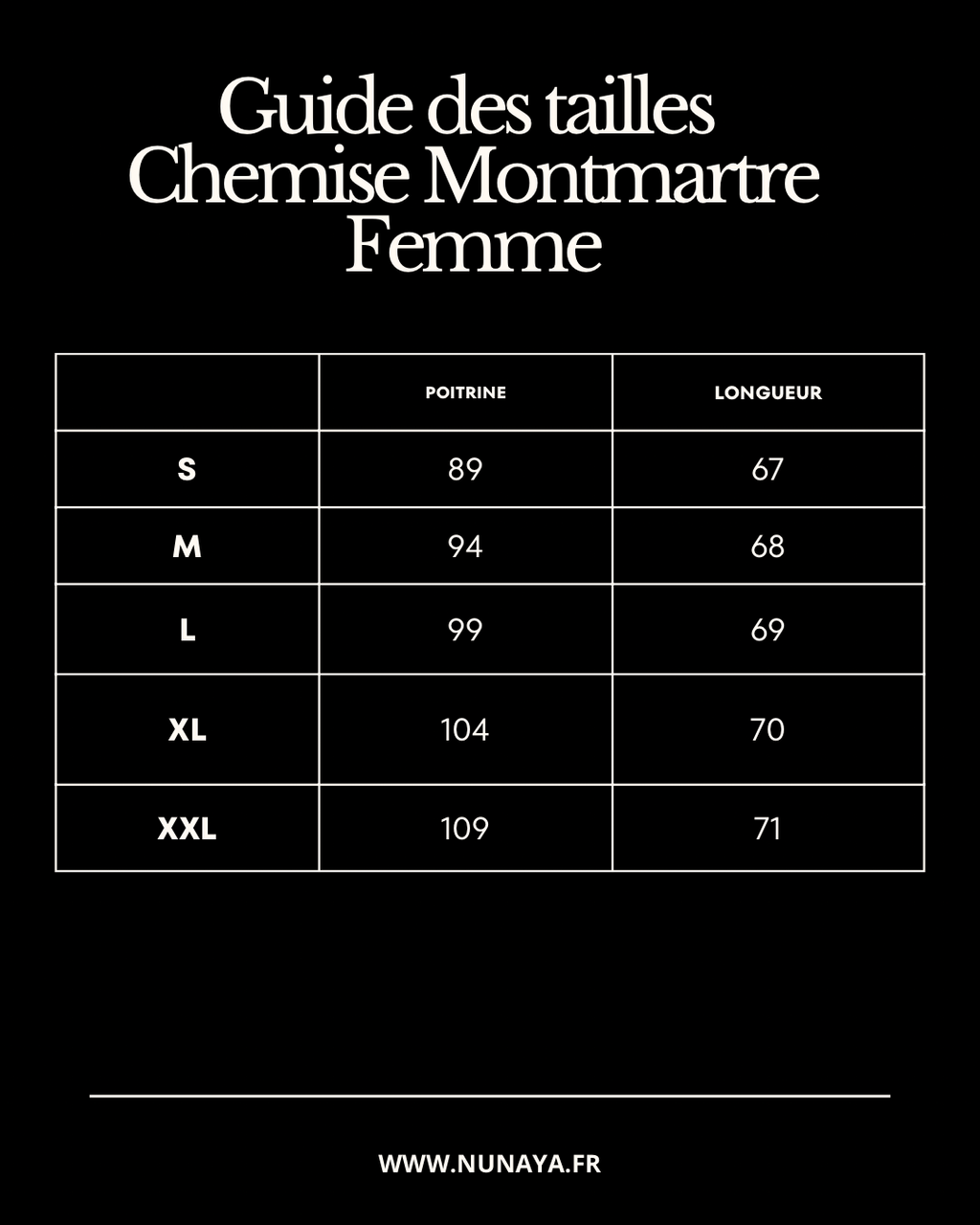Chemise Montmartre