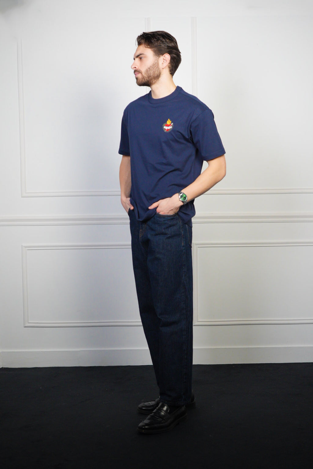 T-shirt cœur immaculé