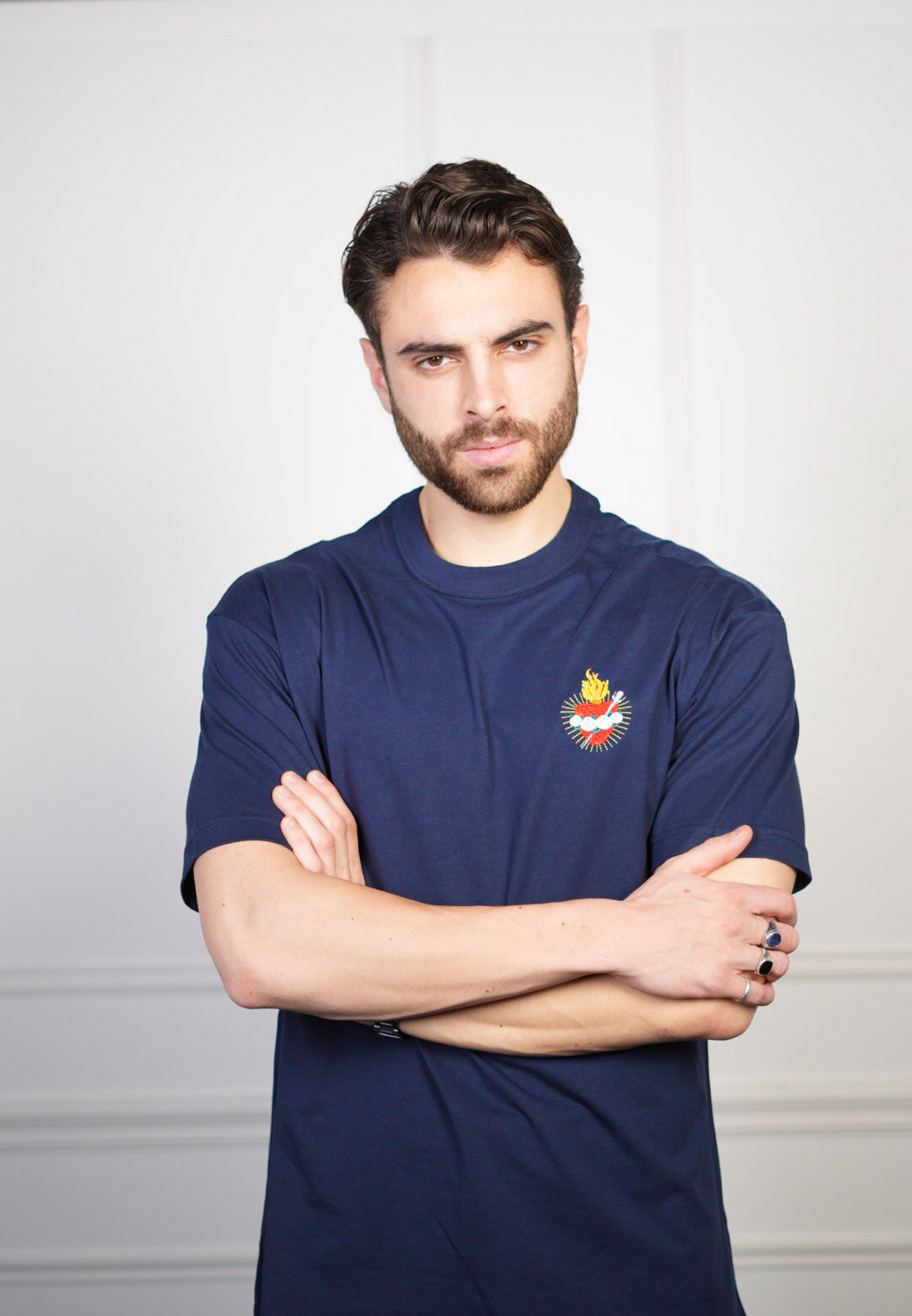 T-shirt cœur immaculé