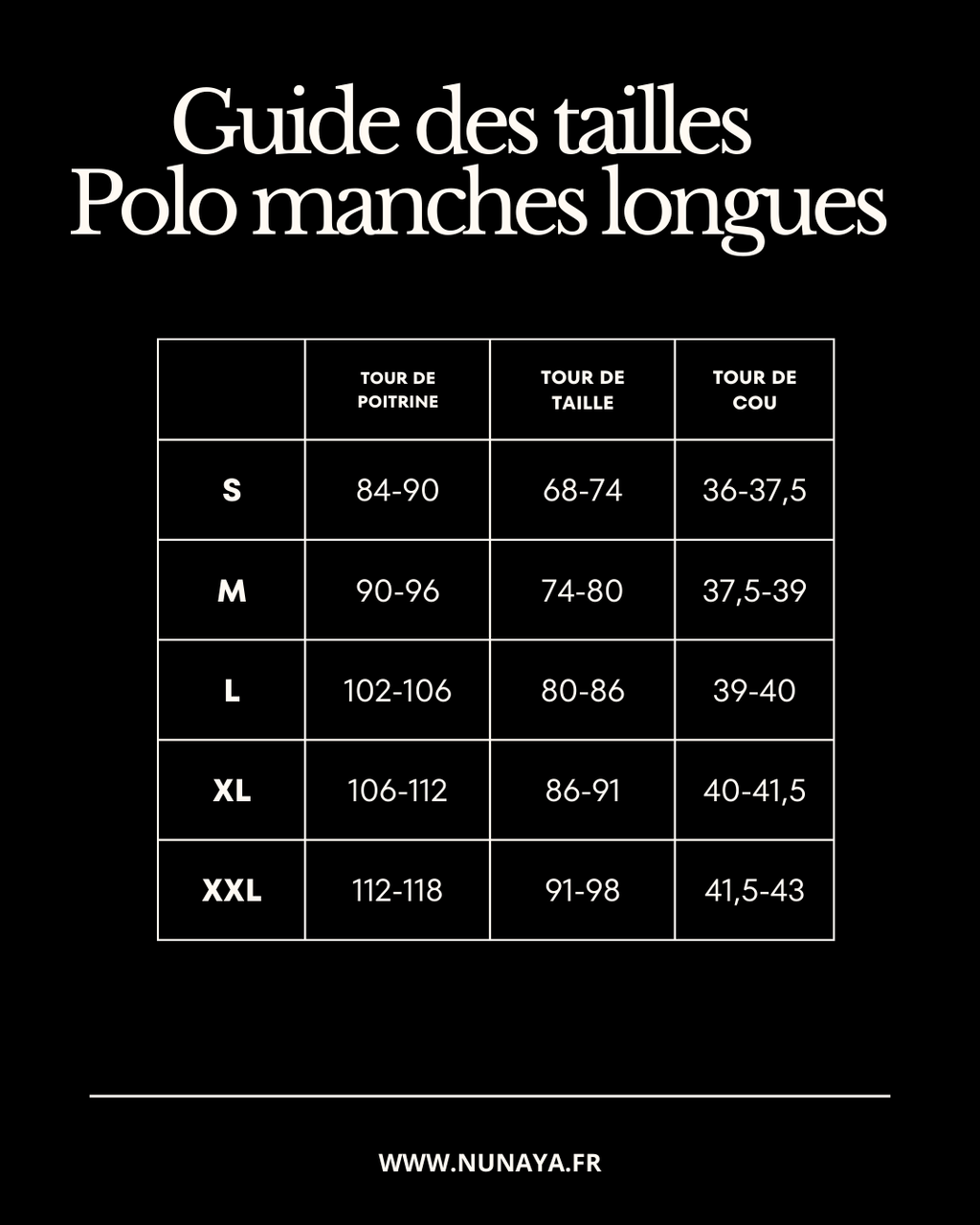 Polo manches longues