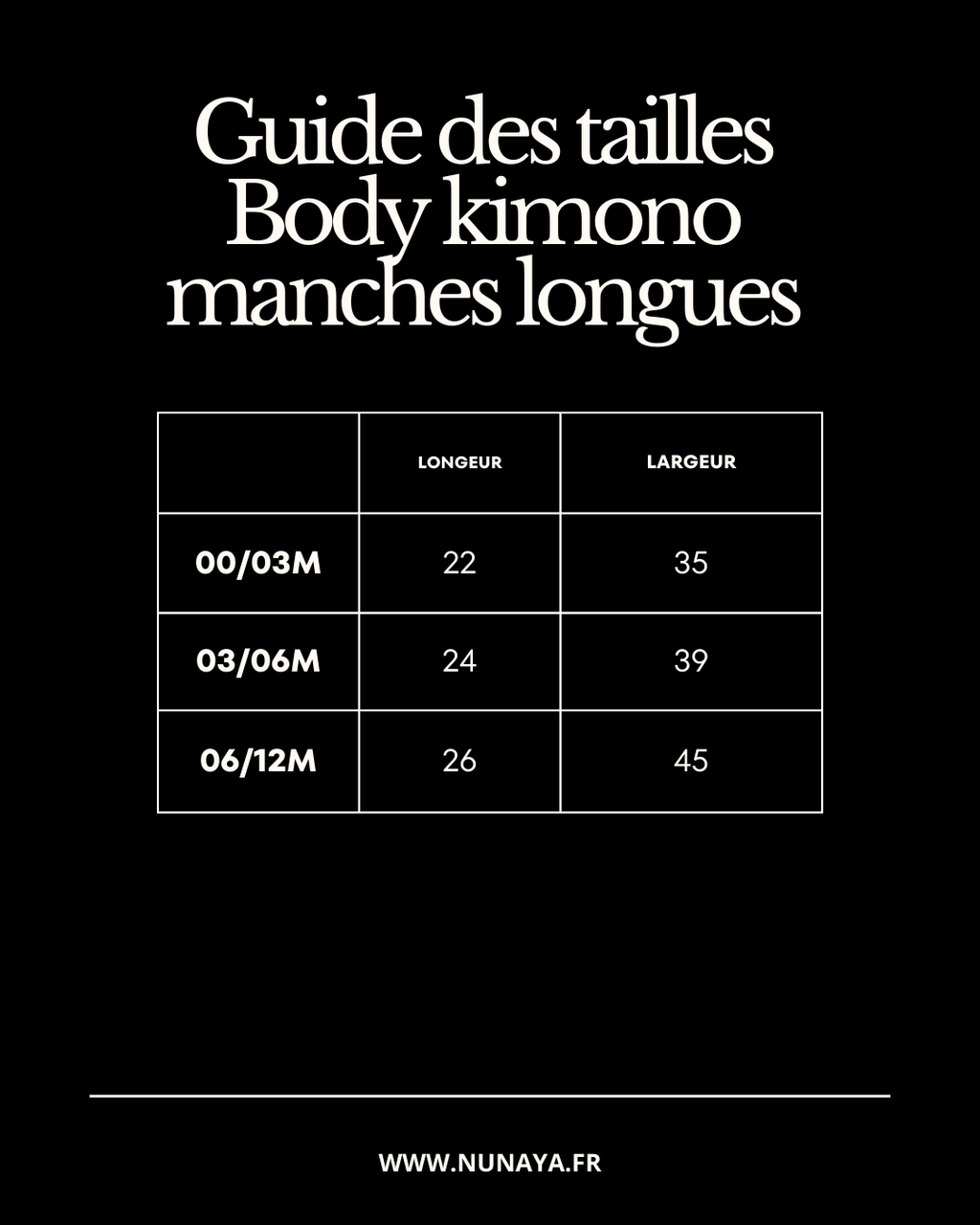 Body kimono manches longues