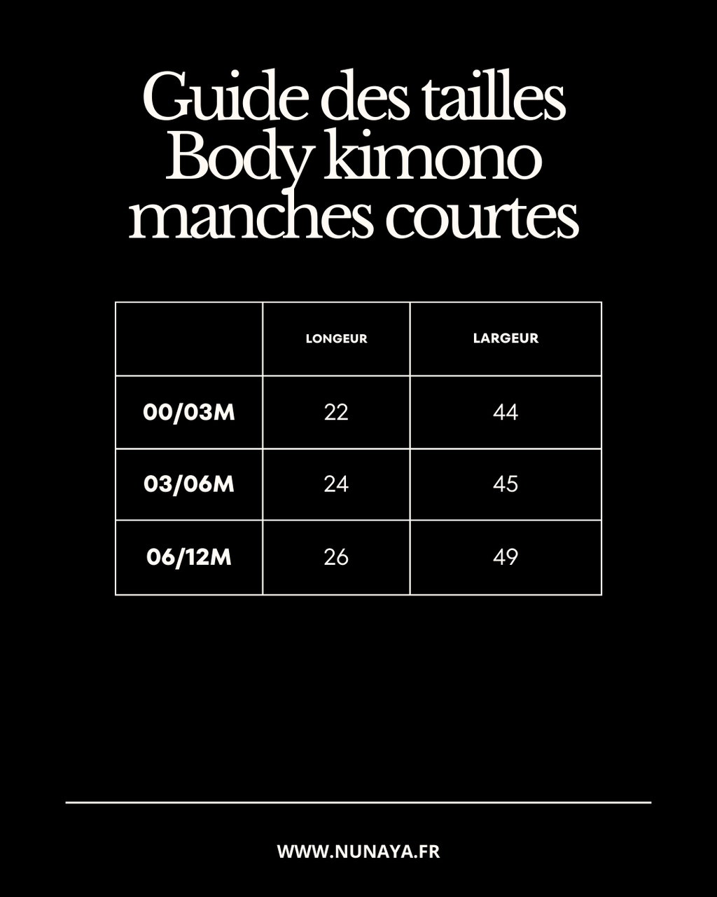 Body kimono manches courtes